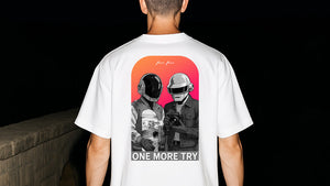 T-shirt skateboard "One more try"