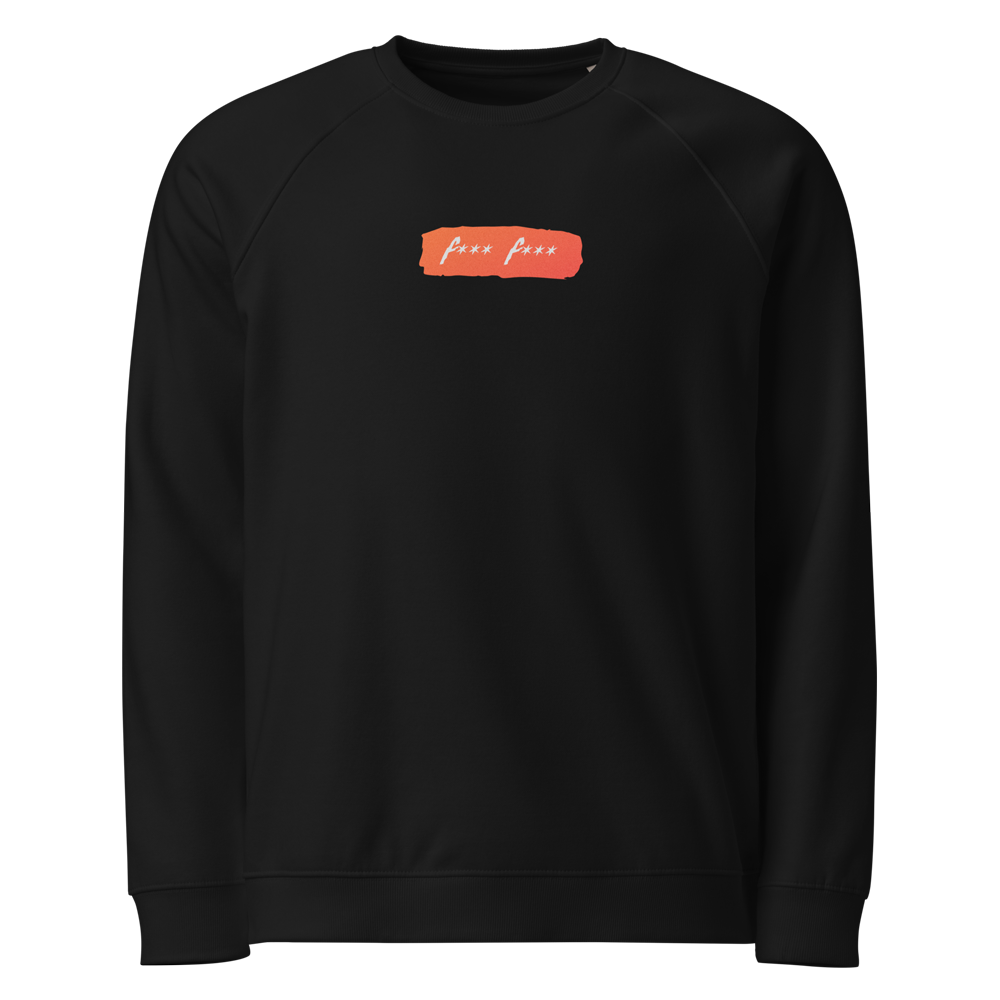 Sweatshirt représentant 2 dj français, un avec un appareil photo et l'autre avec un skateboard à la main